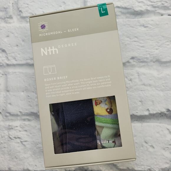 NWT Baseball Collage Boxer Briefs by Nth Degree size Large - Picture 3 of 8